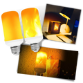 Lampe LED effet flamme