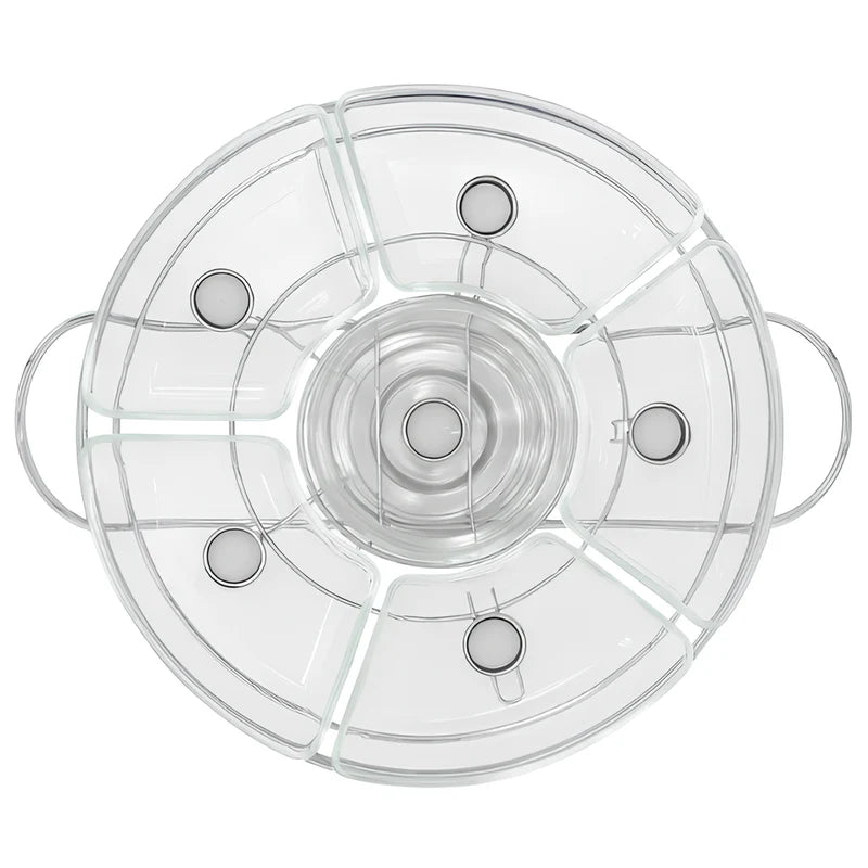 ✨ Plateau Rotatif de Luxe™ + Service de 48 Couverts Dorés OFFERT – Servez avec Élégance