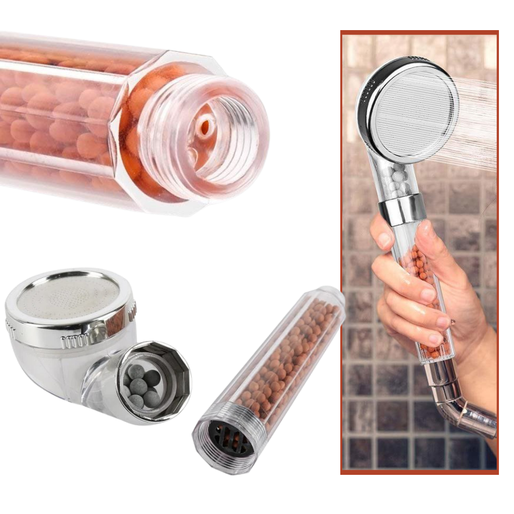 Pommeau de douche ionique à haute pression