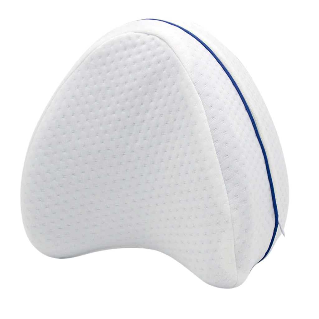 Coussin orthopédique pour genoux et jambes avec mousse à mémoire de forme