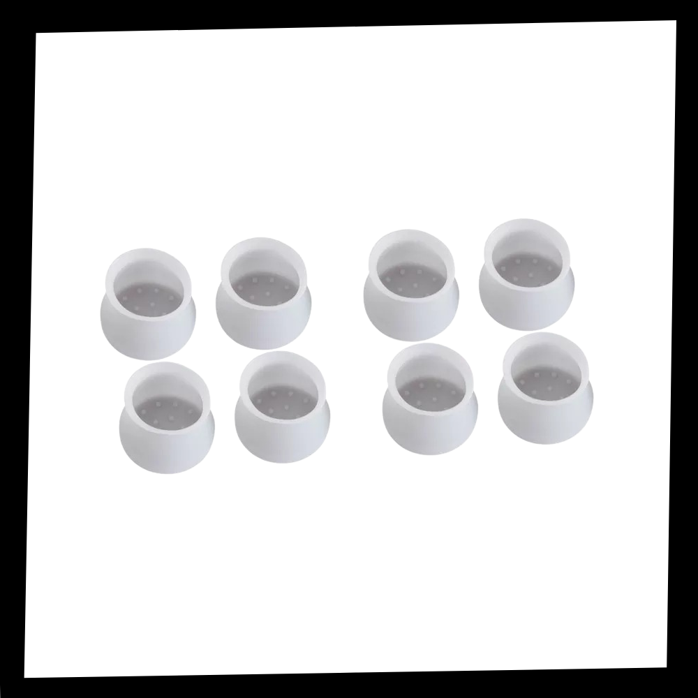 Pack de 8 protections en silicone pour pieds de meubles