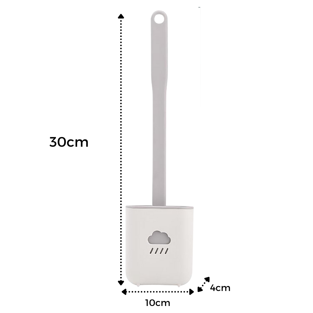 Brosse de toilette en silicone