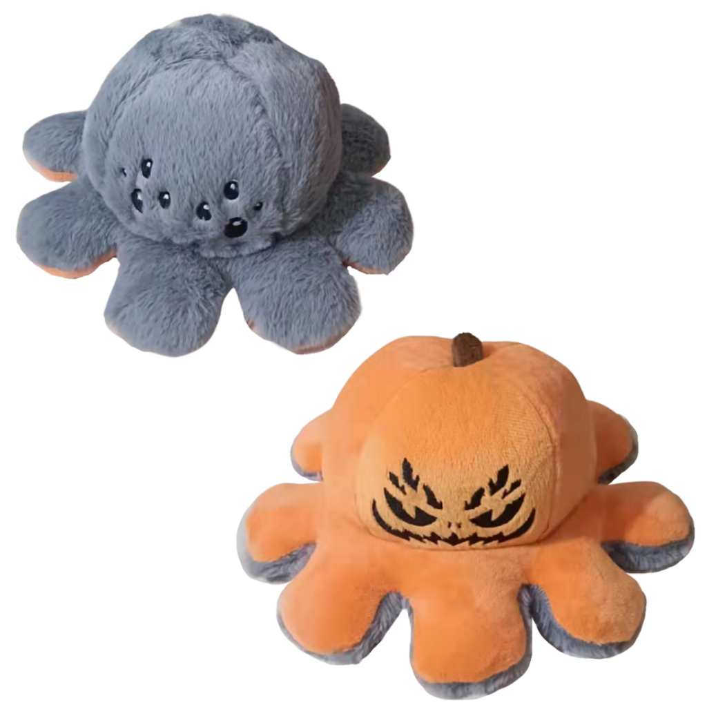 Peluche réversible mini poulpe