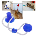 Balle avec ventouse pour chien