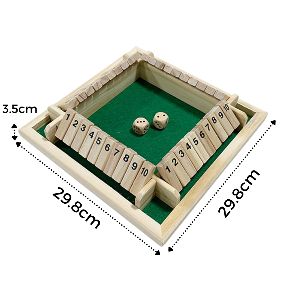 Jeu de dés en bois