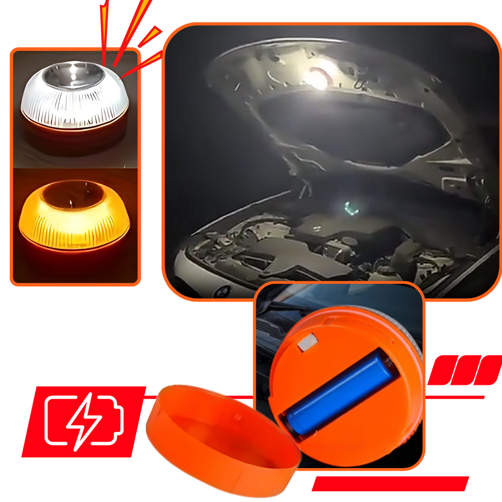 Lampe de secours stroboscopique à LED accréditée pour voiture