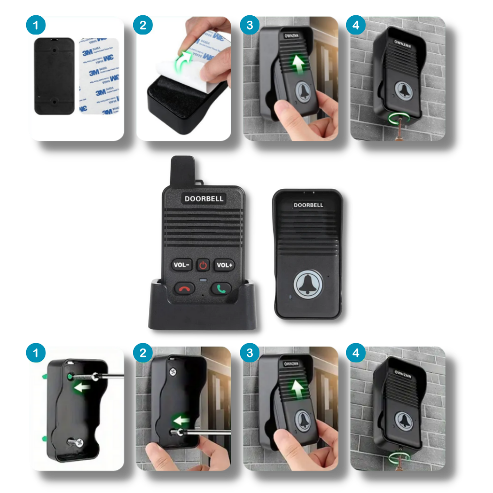 Sonnerie et interphone à communication avancée