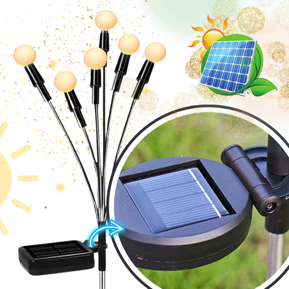 Lumières solaires à LED automatiques étanches pour extérieur