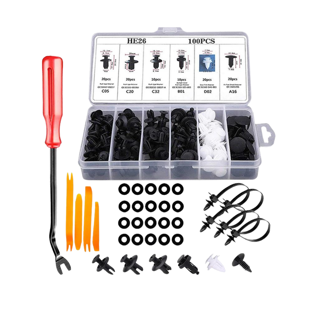 Kit de clips pour panneau de porte de voiture