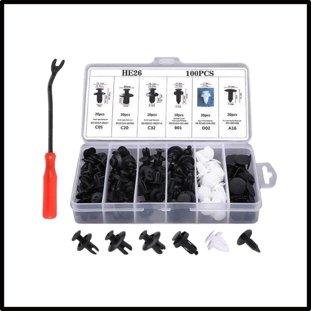 Kit de clips pour panneau de porte de voiture