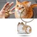 Porte-clés capsule poils de chat