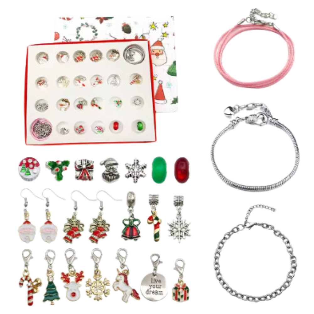 Calendrier de l'Avent Bijoux à faire soi-même de 24 jours
