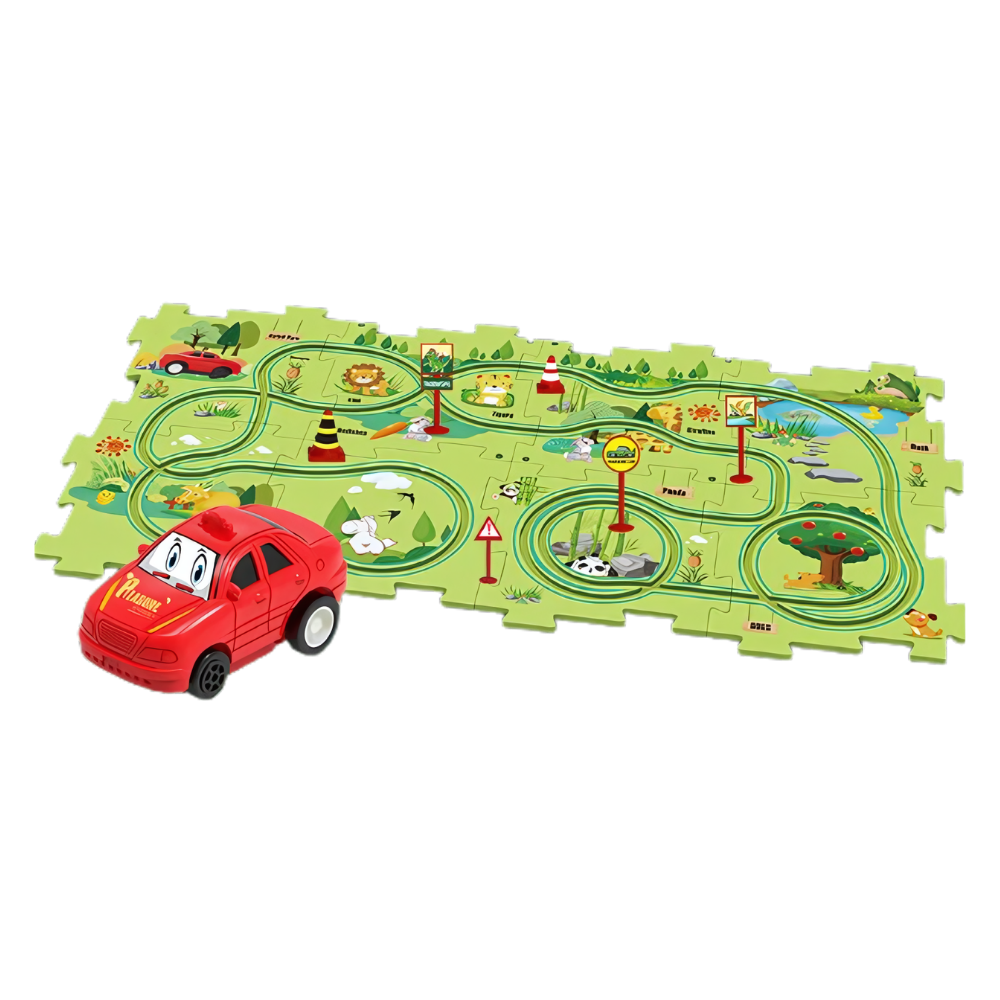 Jeu de piste ludique pour voitures électriques