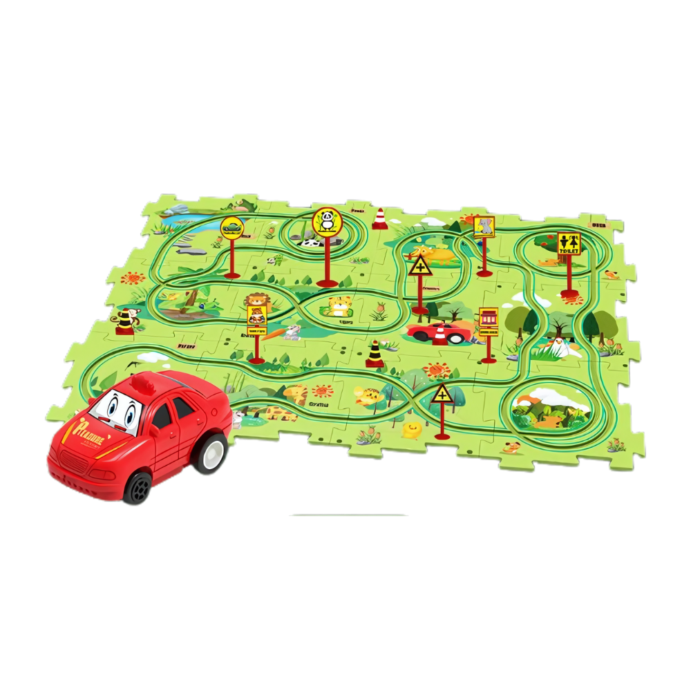 Jeu de piste ludique pour voitures électriques