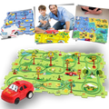 Puzzle piste de voitures éducatif et amusant