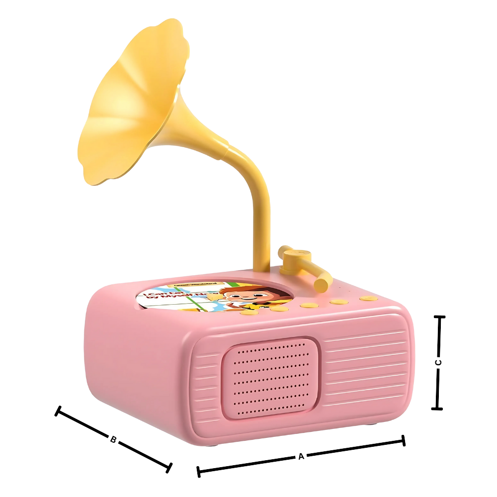 Jouet éducatif gramophone rétro