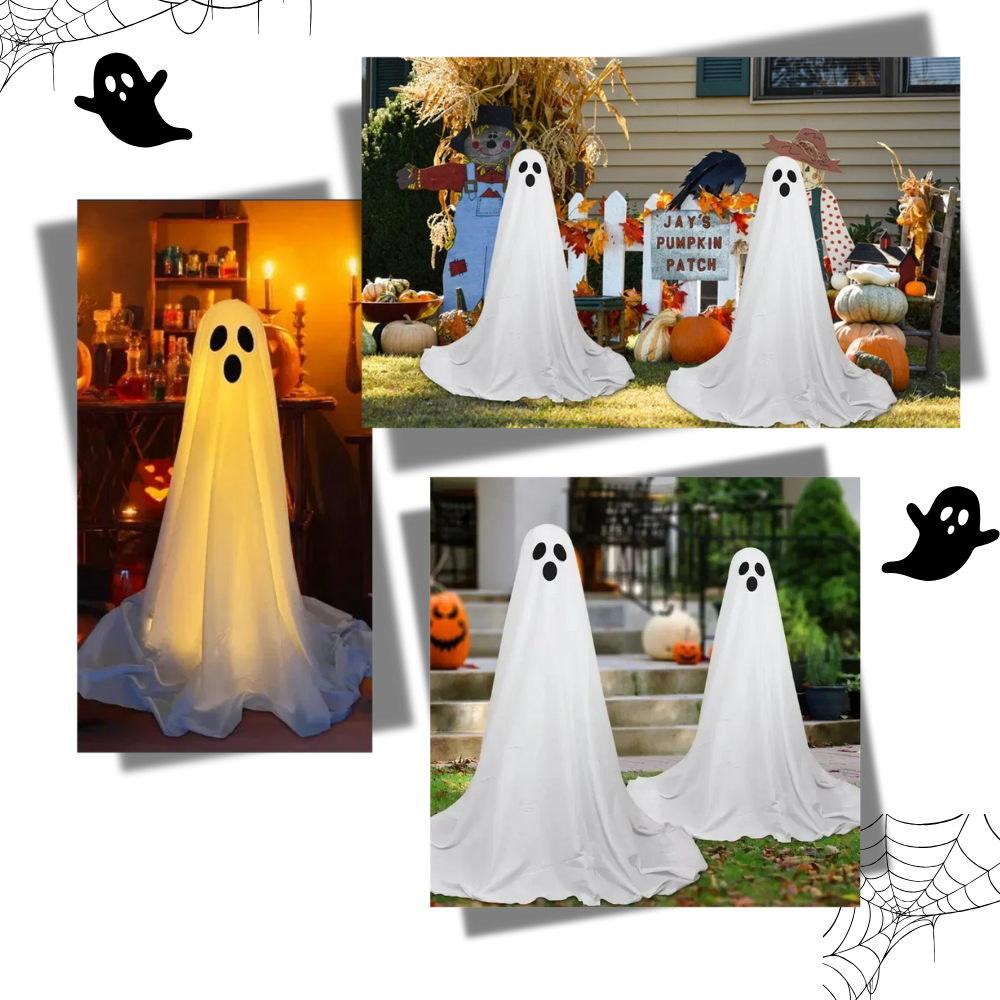 Fantôme lumineux et effrayant pour Halloween