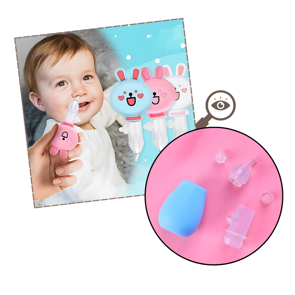 Aspiration nasale hygiénique en silicone