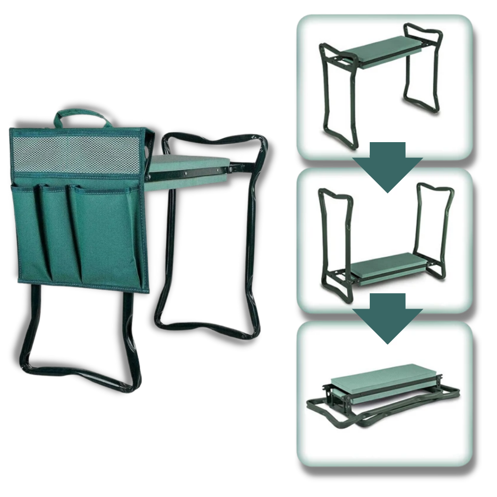 Agenouilloir polyvalent pour le jardinage
