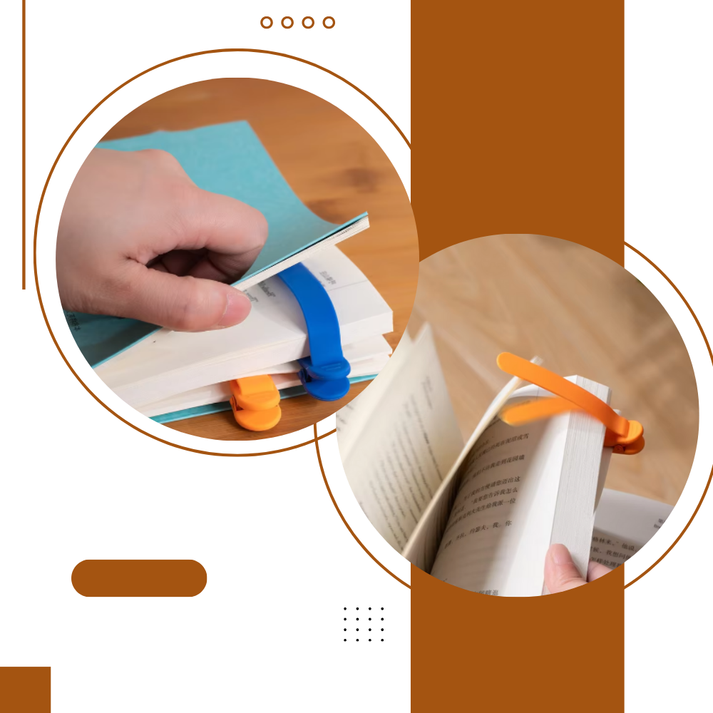 Marque-pages intelligent en silicone