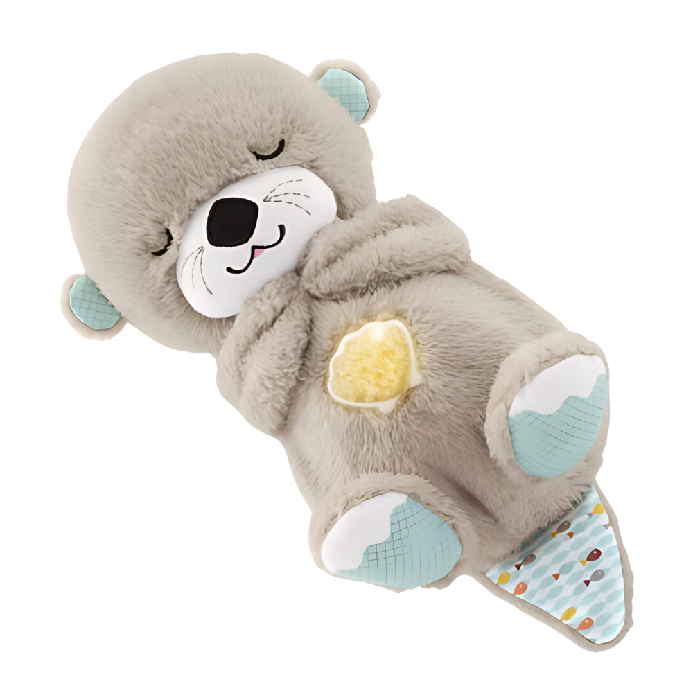 Peluche loutre apaisante sensation utérus