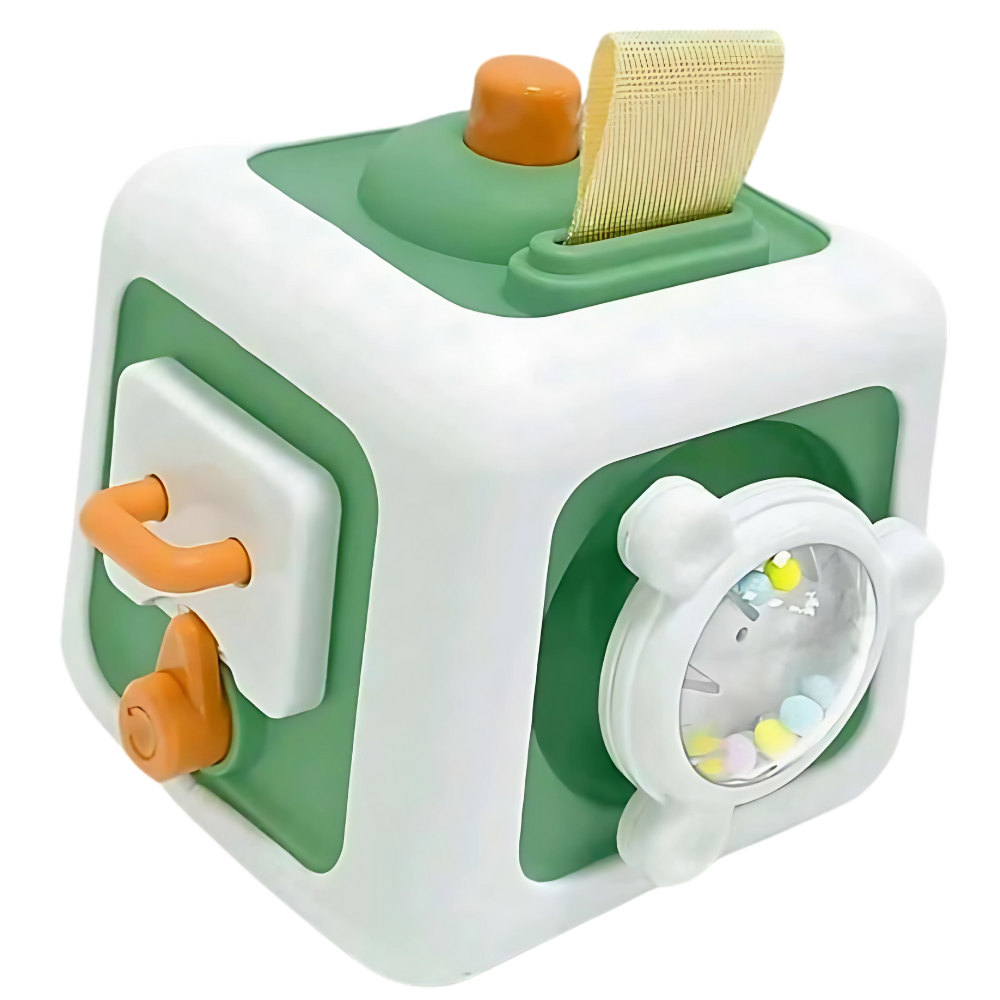 Jouet cube sensoriel 6 en 1