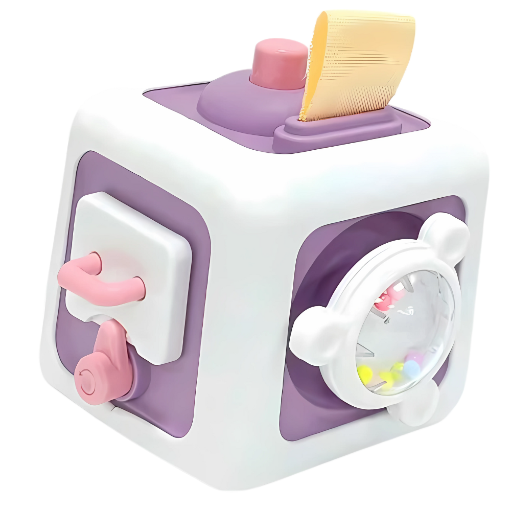 Jouet cube sensoriel 6 en 1