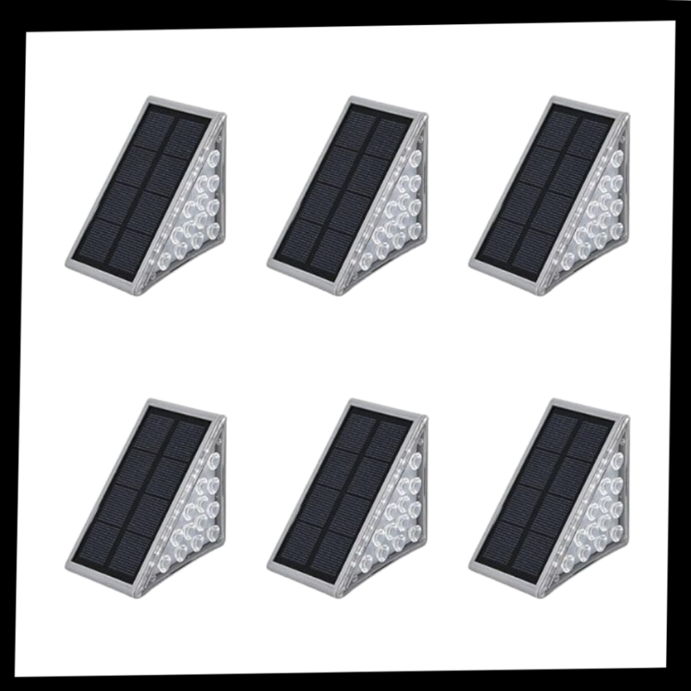 Lampes solaires étanches pour escaliers